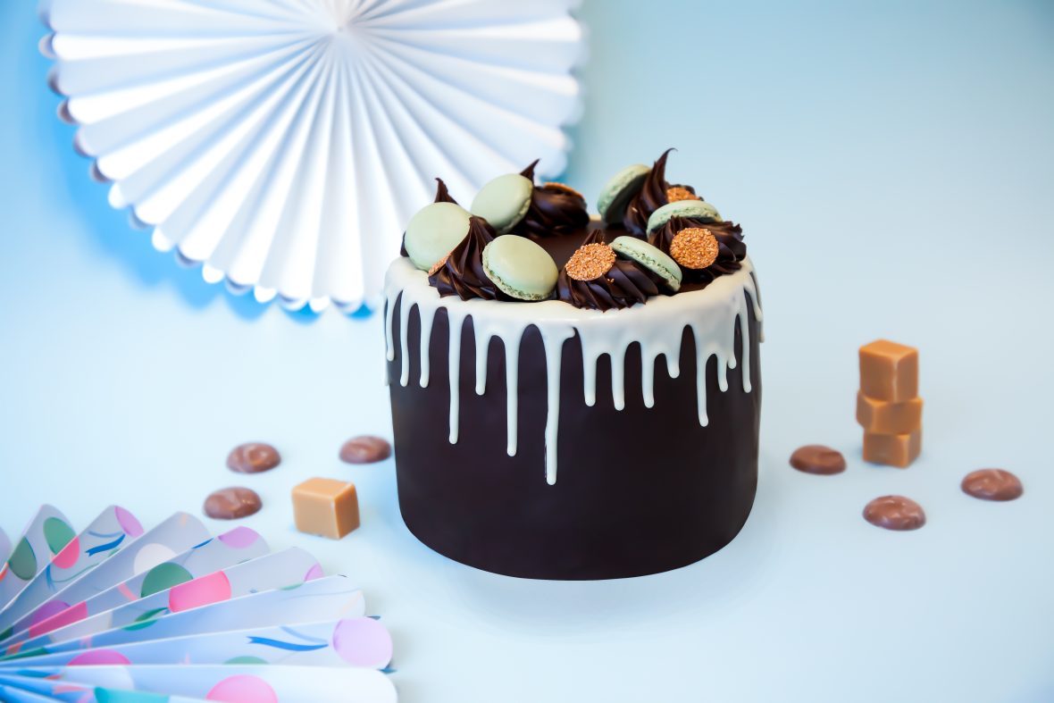 Dripcake Mørk sjokoade Min Kake